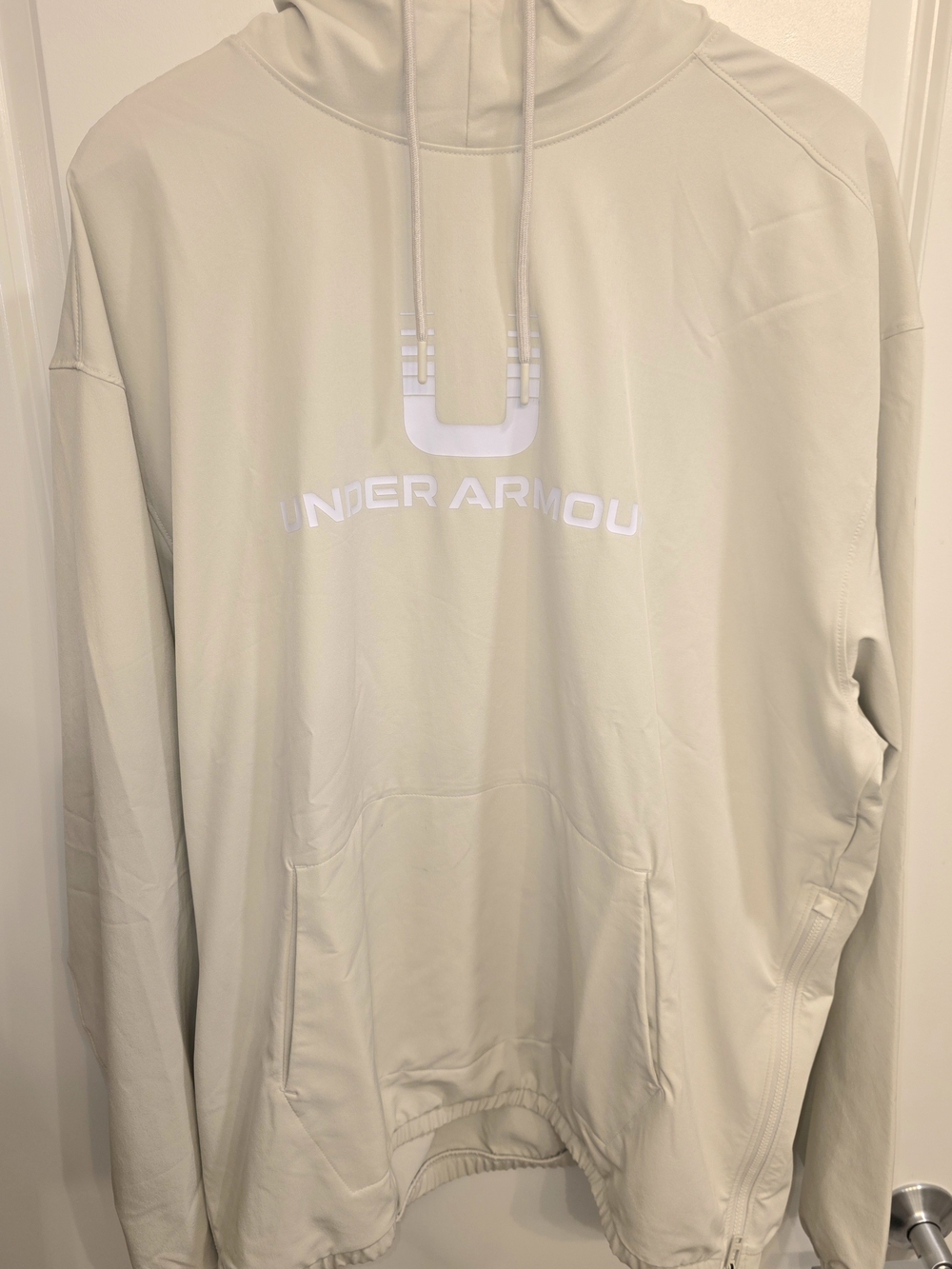 NWT Under Armour Men’s XL Hoodie – Stucco/Beige Tech Anorak